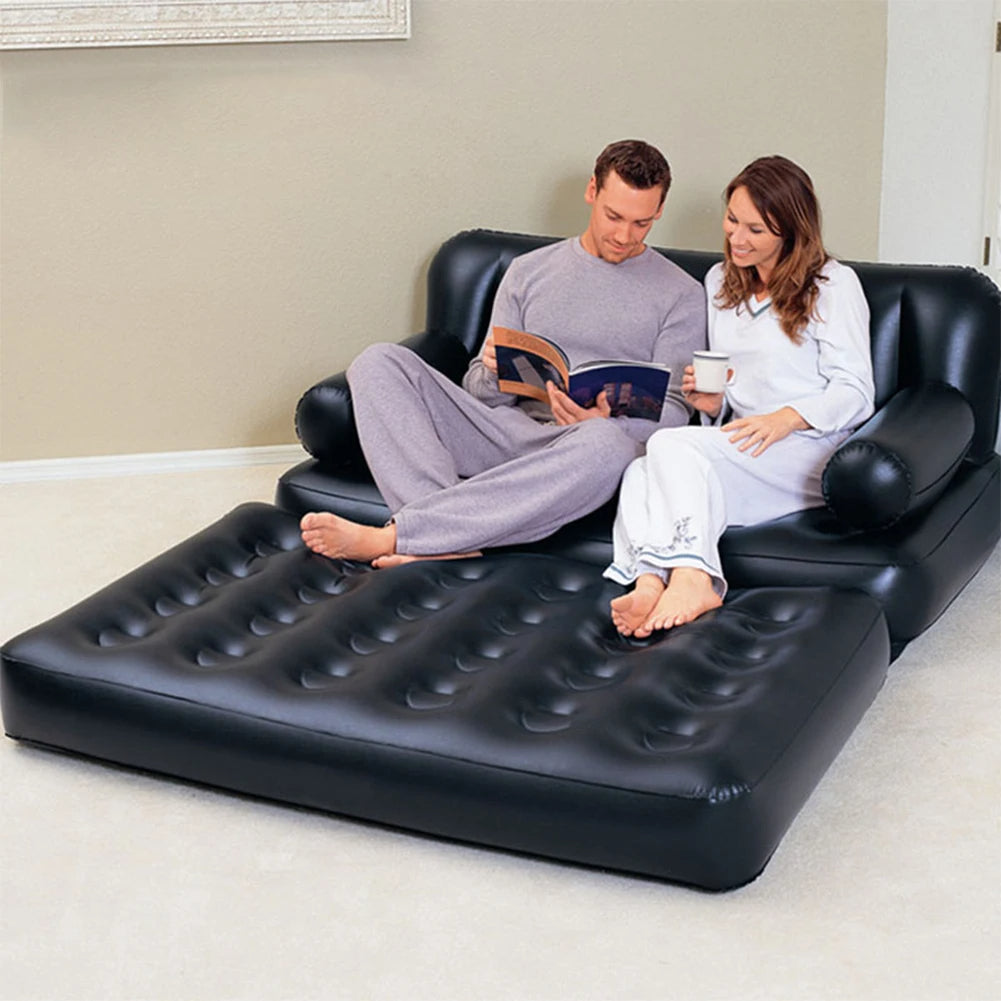 Double Air Sofa Bed With Sidewinder